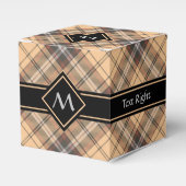 Ballotins Tartan beige et Brown (Verso)