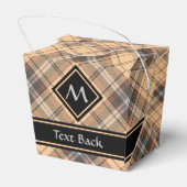 Ballotins Tartan beige et Brown (Arrière)