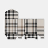 Ballotins Tartan écossais plaid beige (Déplié)