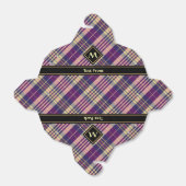 Ballotins Tartan mauve, or et bleu (Déplié)