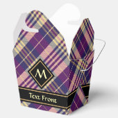 Ballotins Tartan mauve, or et bleu (Ouvert)