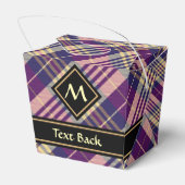 Ballotins Tartan mauve, or et bleu (Arrière)