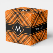 Ballotins Tartan orange d'Halloween (Arrière)