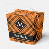 Ballotins Tartan orange d'Halloween (Arrière)