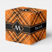 Ballotins Tartan orange d'Halloween (Arrière)