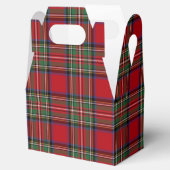 Ballotins Tartan Plaid Clan Stewart Noir Rouge Rustique (Ouvert)