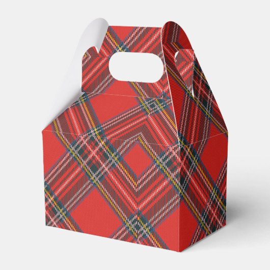 Ballotins Tartan Plaid Red Christmas (Verso)