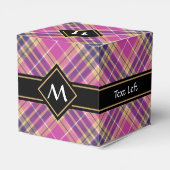 Ballotins Tartan rose, or et bleu (Arrière)