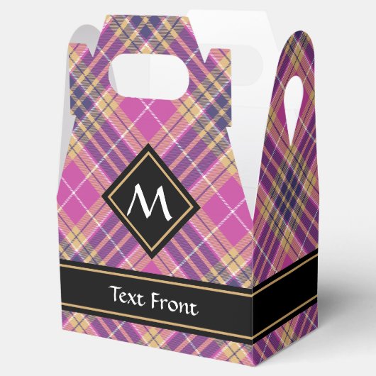 Ballotins Tartan rose, or et bleu (Ouvert)