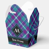 Ballotins Tartan vert de mer, violet et bleu (Ouvert)