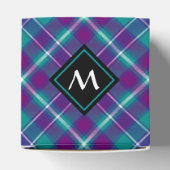 Ballotins Tartan vert de mer, violet et bleu (Haut)