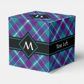 Ballotins Tartan vert de mer, violet et bleu (Arrière)