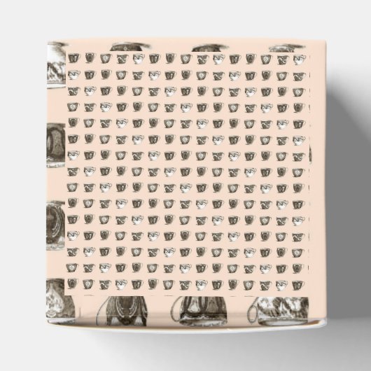 Ballotins Tasses à café et thé sur la pêche (Haut)