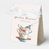 Ballotins Tasses empilées Blush Floral Mariage Baby Shower T (Verso)