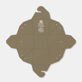 Ballotins Taupe Gardez Le Calme Et Votre Texte Facilement (Déplié)