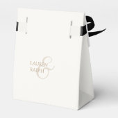 Ballotins Taupe tendance et Mariage de Merci de script ivoir (Arrière)