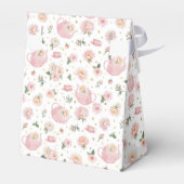 Ballotins Tea Party Baby shower Favoriser boîte cadeau (Arrière)