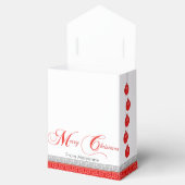 Ballotins Tea Party de Noël Teapot en dentelle rouge (Ouvert)