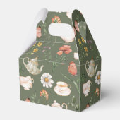 Ballotins Tea Party fleur sauvage Anniversaire Ballotin (Arrière)