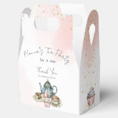 Ballotins Tea party rose bleu anniversaire merci (Ouvert)