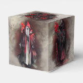 Ballotins Técherie | Sorcière rouge aux ombres gothiques du  (Arrière)