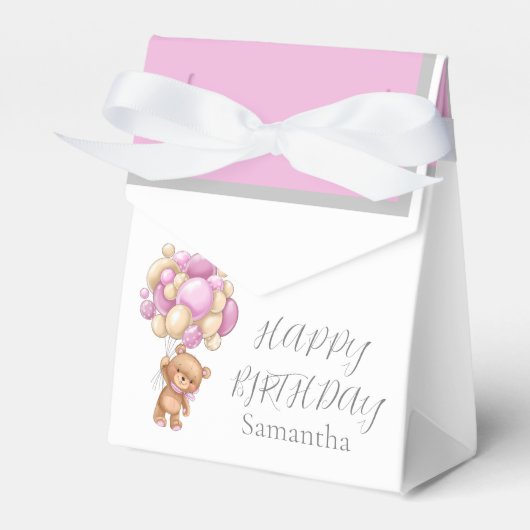 Ballotins Teddy Balloon Bearly Wait Anniversaire Fille Ballo (Verso)