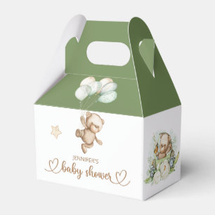 Ballotins Teddy Bear Baby Bear Baby shower Floral Ballotin