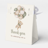 Ballotins Teddy Bear Baby shower Boy (Arrière)