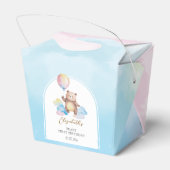 Ballotins Teddy Bear Balloon Clouds Beary First Birthday (Arrière)