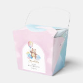 Ballotins Teddy Bear Balloon Clouds Beary First Birthday (Verso)