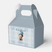 Ballotins Teddy Bear Jean Baby shower Bleu (Verso)