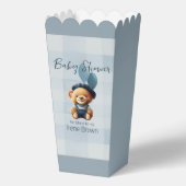 Ballotins Teddy Bear Jean Baby shower Bleu (Verso)