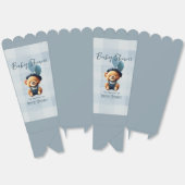 Ballotins Teddy Bear Jean Baby shower Bleu (Déplié)