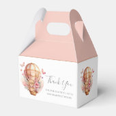 Ballotins Teddy Hot Air Balloon Ballotin rose (Arrière)