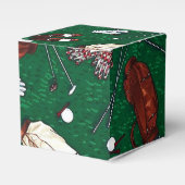 Ballotins Tee Time Golf Motif Cube Ballotin (Verso)