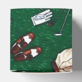 Ballotins Tee Time Golf Motif Cube Ballotin (Haut)