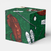 Ballotins Tee Time Golf Motif Cube Ballotin (Arrière)