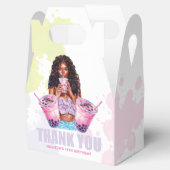 Ballotins Teenage Boba Tea Custom African American Birday (Ouvert)