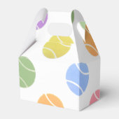 Ballotins Tennis Party Favoriser Box (Verso)