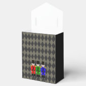 Ballotins Tent Favor, Noël, Nutcracker Diamond Design (Ouvert)