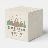 Ballotins Tente Canvas Camping Bar Mitzvah Personnalisé (Arrière)