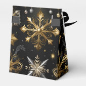 Ballotins Tente Chic Silver Et Gold Snowflakes (Arrière)