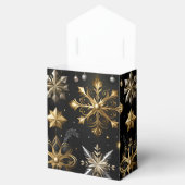 Ballotins Tente Chic Silver Et Gold Snowflakes (Ouvert)