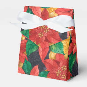 Ballotins Tente de Noël pour les Fêtes de Poinsettias