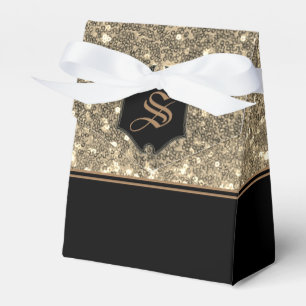 Ballotins Tente de Parties scintillant Monogramme Gold Spark