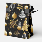 Ballotins Tente D'Ornements De Vacances Argent Et Or (Arrière)