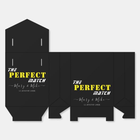 Ballotins Tente Élégante Le Mariage Parfait Grand (Déplié)