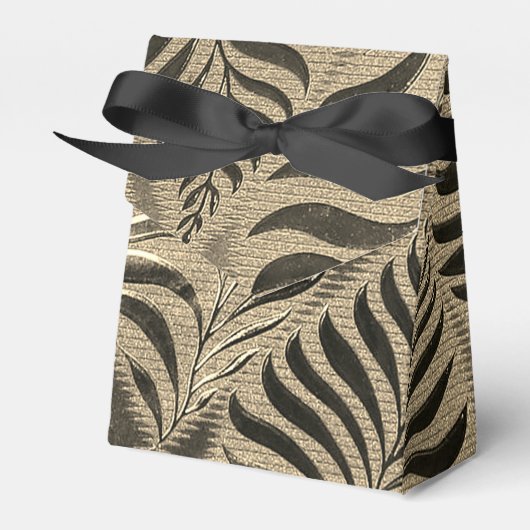 Ballotins Tente Motif Feuille Or (Verso)