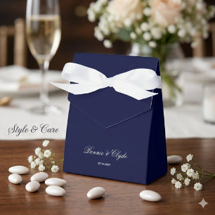 Ballotins Tente Navy de symbole d'amour de nom et de date pe