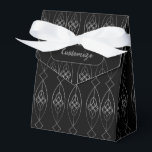 Ballotins Tente Noir Et Argent Déco<br><div class="desc">*Customisez en ajoutant votre texte ou en redimensionnant l'image en mosaïque.</div>